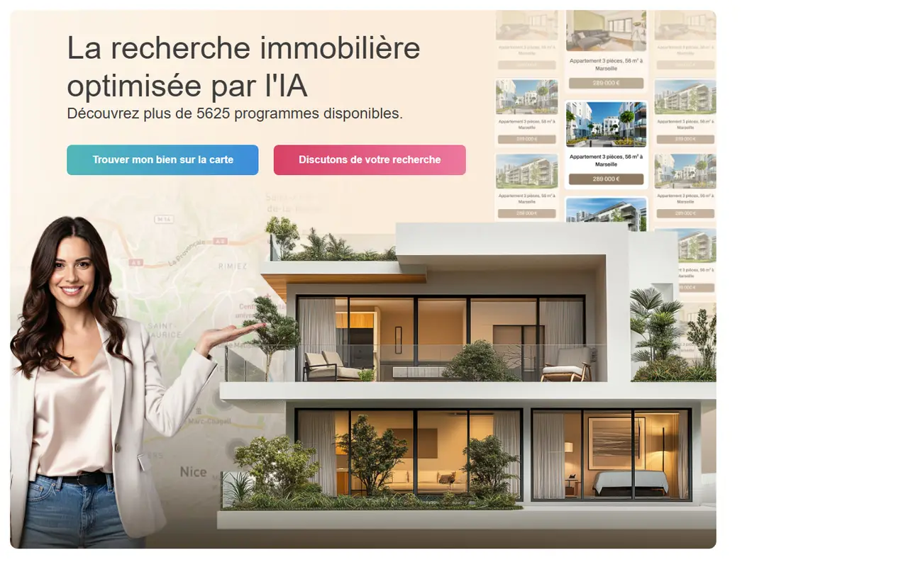 Screenshot of the Novanea website